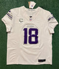 Justin Jefferson Minnesota Vikings Jersey #18 Nike Vapor FUSE Elite White Size 48 (XL) NFL