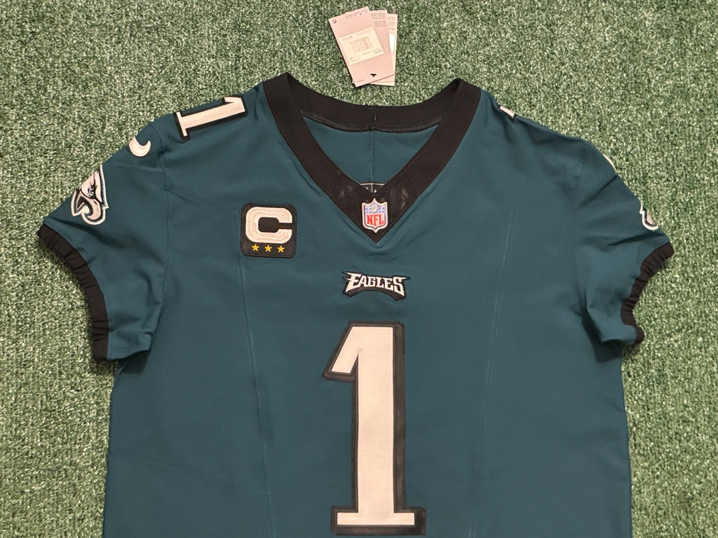 Jalen Hurts Philadelphia Eagles Jersey #1 Nike Vapor FUSE Elite Green size 48 (XL) NFL