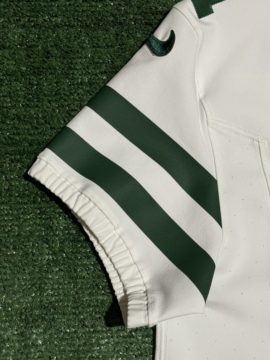 Sauce Gardner New York Jets Jersey #1 Nike Vapor Fuse Elite White Size 40 (M) NFL