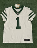 Sauce Gardner New York Jets Jersey #1 Nike Vapor Fuse Elite White Size 44 (L) NFL