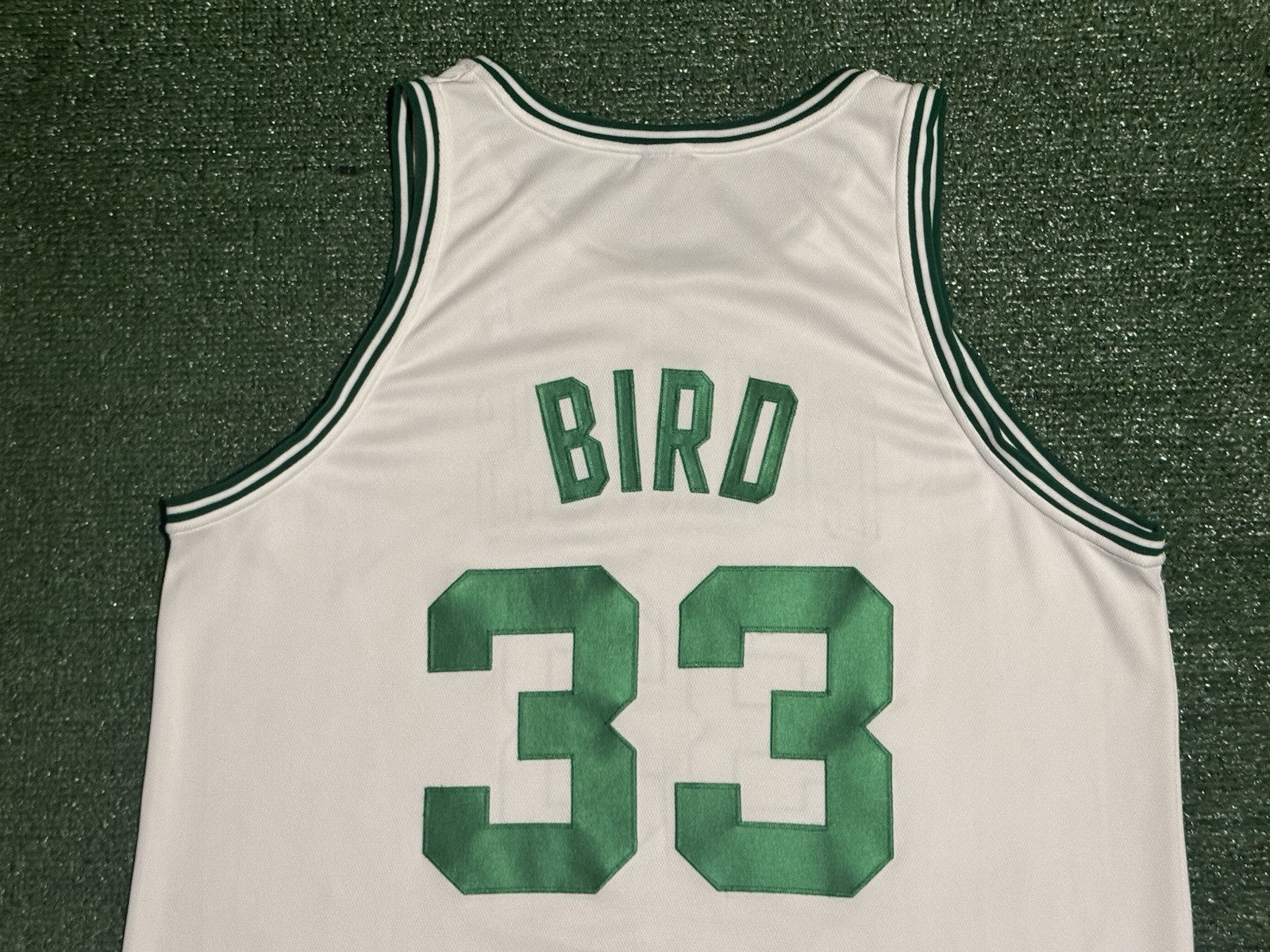 Larry Bird Boston Celtics Jersey #33 Nike Authentic White Size 48 (XL) NBA