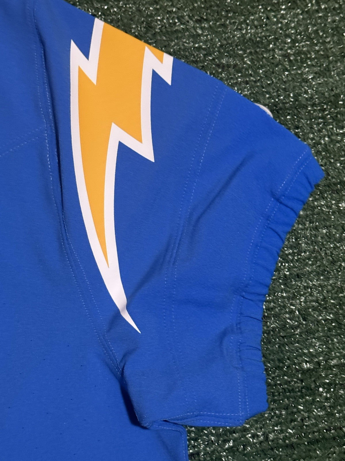 Justin Herbert Los Angeles Chargers Jersey #10 Nike Vapor Fuse Elite Blue Size 48 (XL) NFL