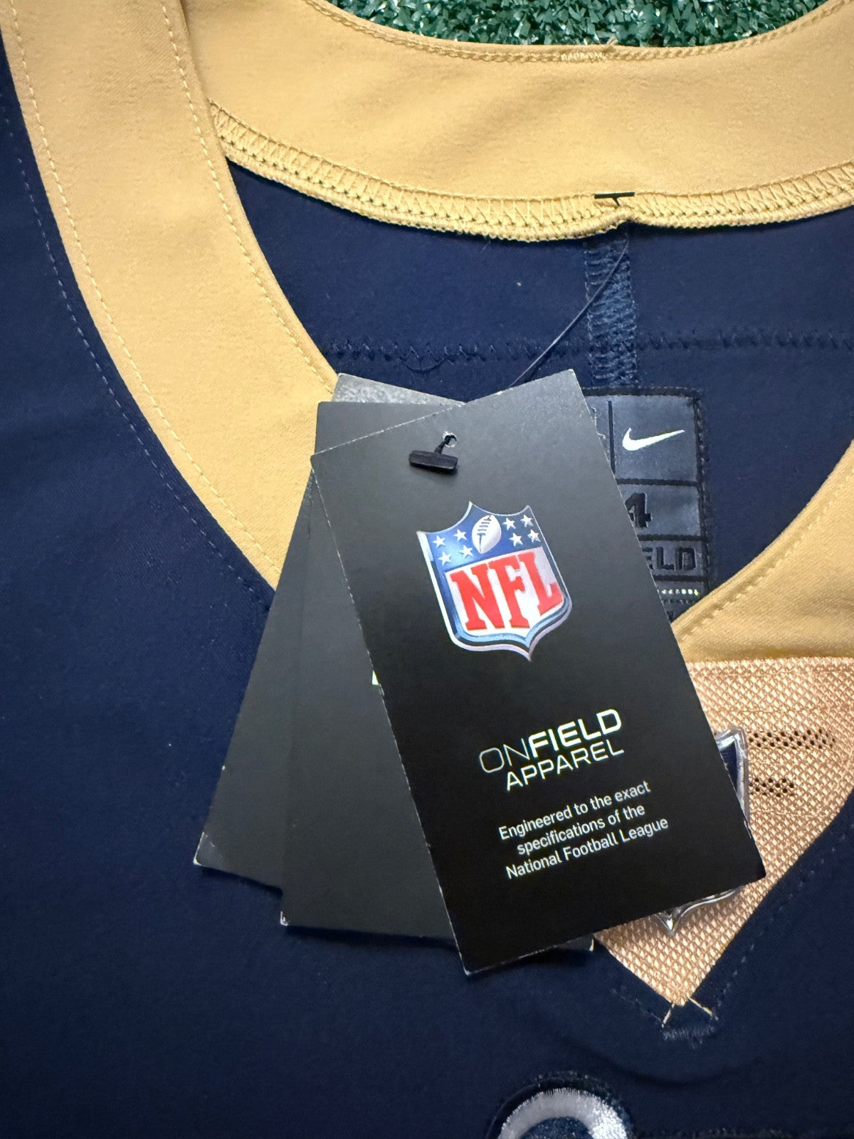 Aaron Donald Los Angeles Rams Jersey #99 Nike Vapor Elite Blue Size 44 (Large) NFL