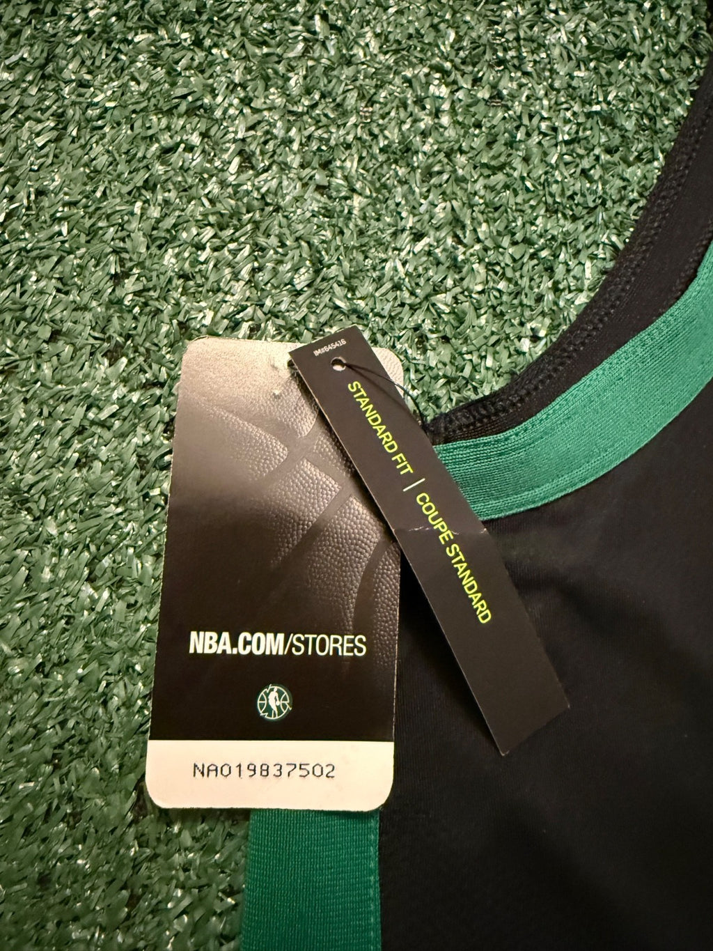 Jayson Tatum Boston Celtics Jersey #0 Nike VaporKnit Authentic Black Size 48 (L) NBA