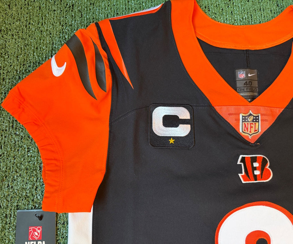 Joe Burrow Cincinnati Bengals Jersey #9 Nike Vapor Elite Black Size 40 (M) NFL