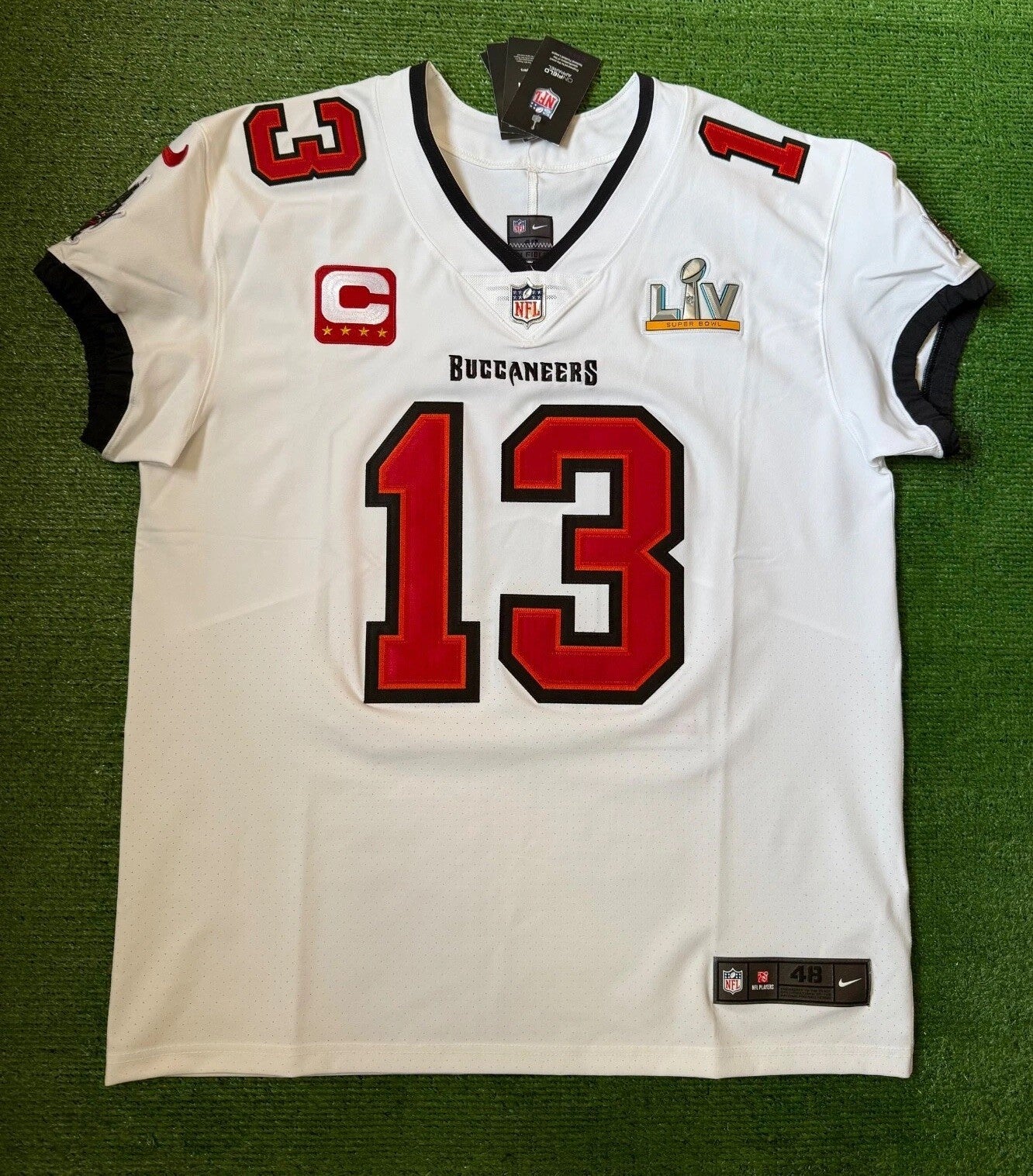 Mike Evans Tampa Bay Buccaneers Jersey #13 Nike Vapor Elite White Size 48 (XL) NFL