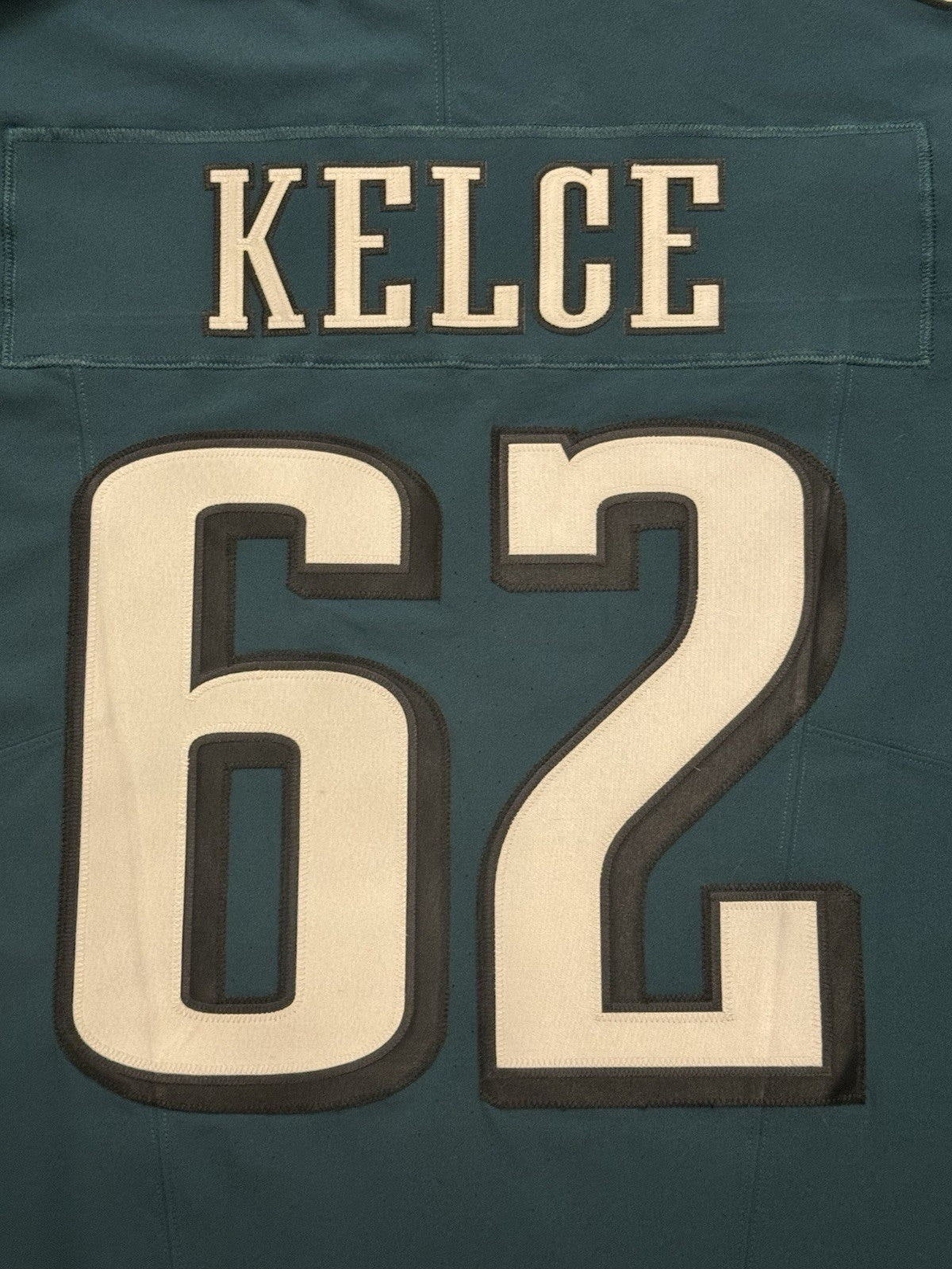 Jason Kelce Philadelphia Eagles Jersey #62 Nike Vapor FUSE Elite Green Size 48 (XL) NFL
