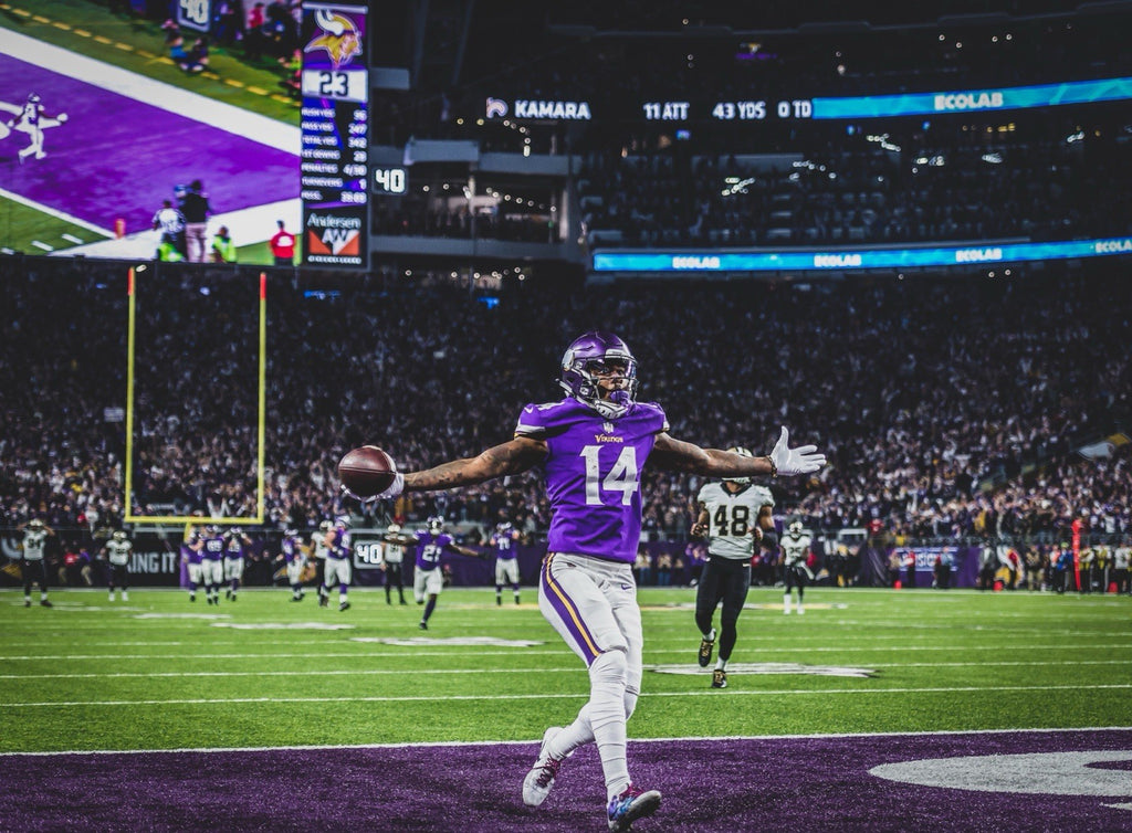 Stefon Diggs Minnesota Vikings Jersey #14 Nike Vapor Elite Purple Size 44 (Large) NFL