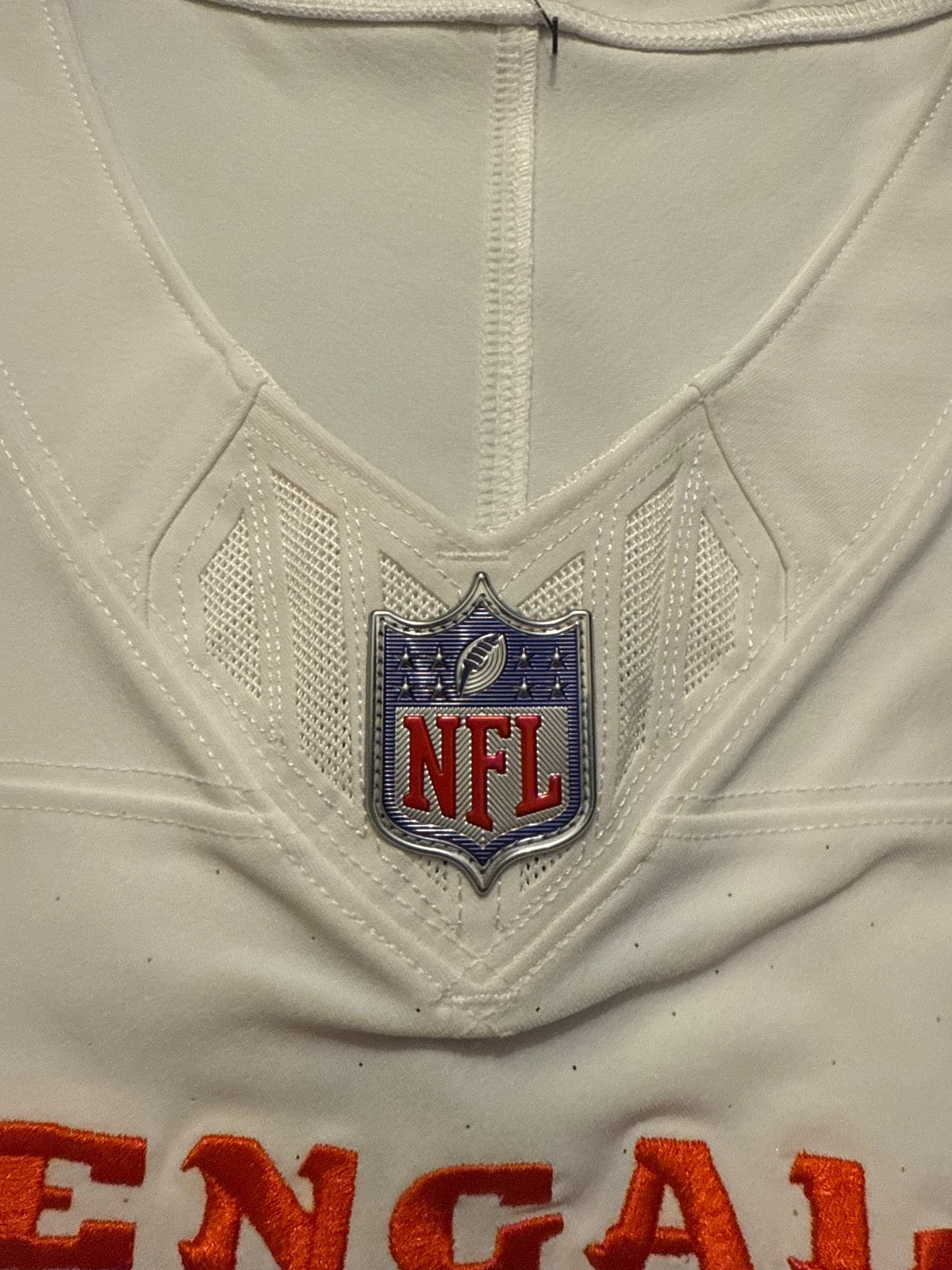 Joe Burrow Cincinnati Bengals Jersey #9 Nike Vapor FUSE Elite White Size 44 (L) NFL