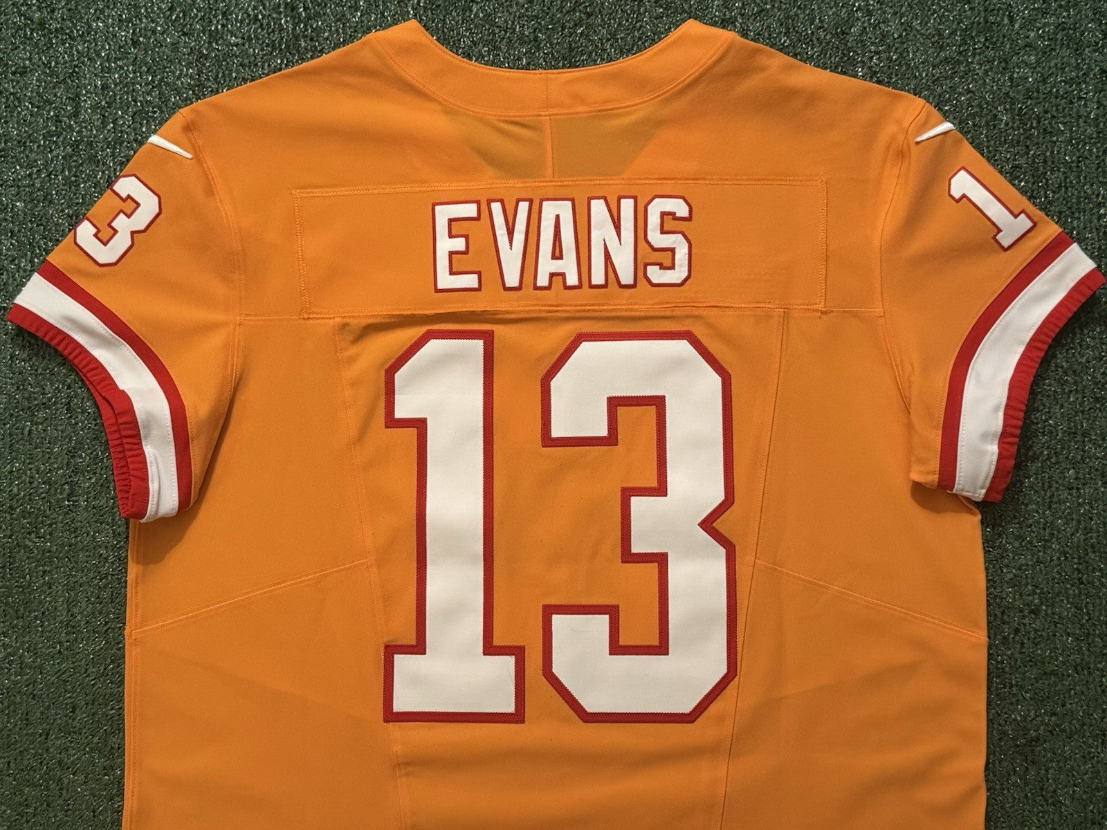 Mike Evans Tampa Bay Buccaneers Jersey #13 Nike Vapor FUSE Elite Orange Creamsicle Size 48 (XL) NFL