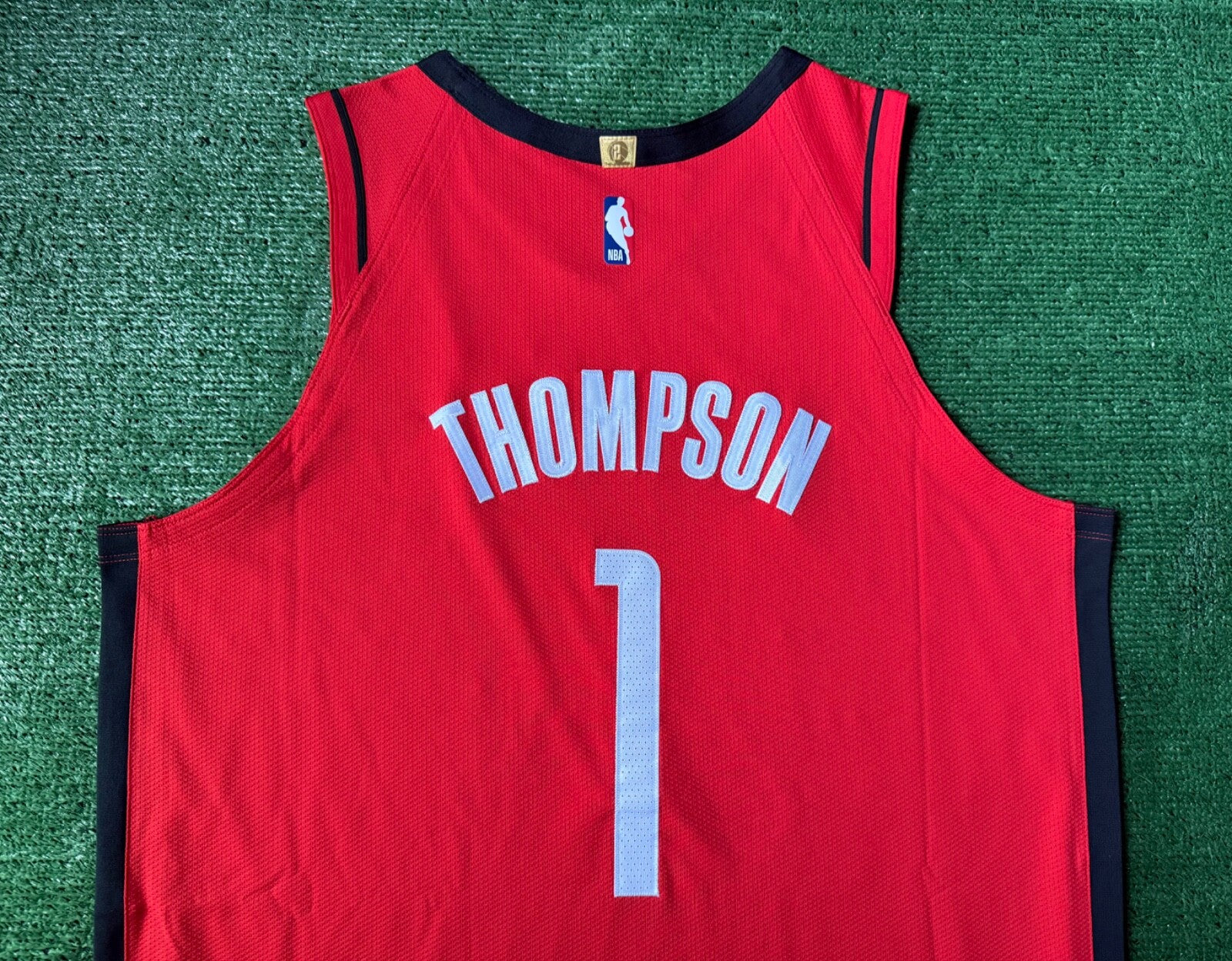 Amen Thompson Houston Rockets Jersey #1 Nike ADV Authentic Red Size 52 (XL) NBA