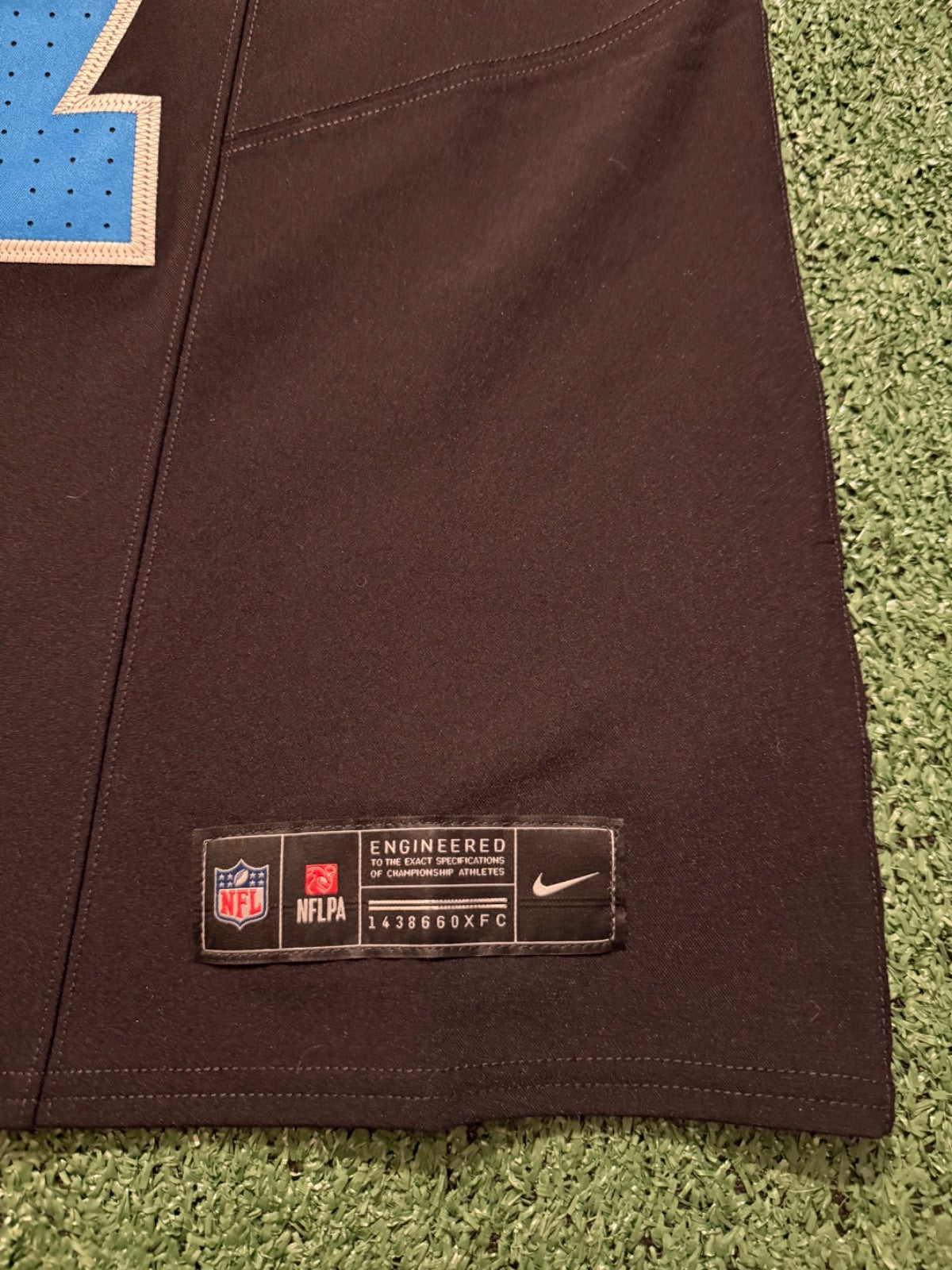 Aidan Hutchinson Detroit Lions Jersey #97 Nike Vapor FUSE Elite black size 44 (Large) NFL
