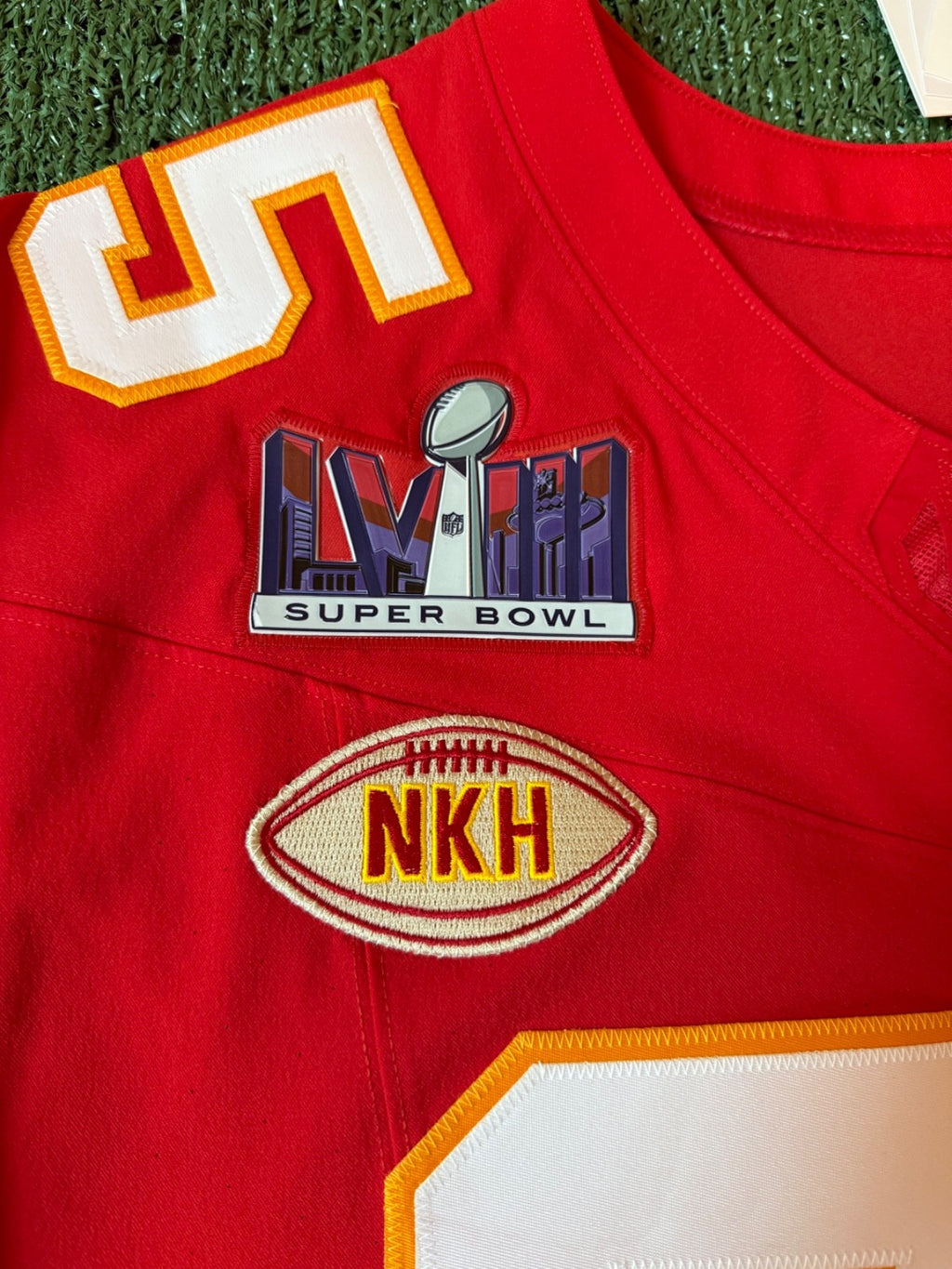 Chris Jones Kansas City Chiefs Jersey #95 Nike Vapor Fuse Elite Red Size 48 (XL) NFL