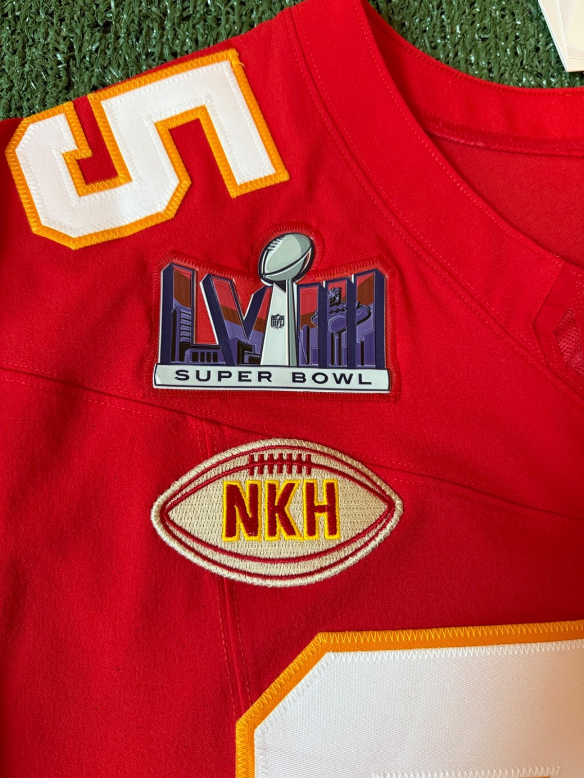 Chris Jones Kansas City Chiefs Jersey #95 Nike Vapor Fuse Elite Red Size 48 (XL) NFL