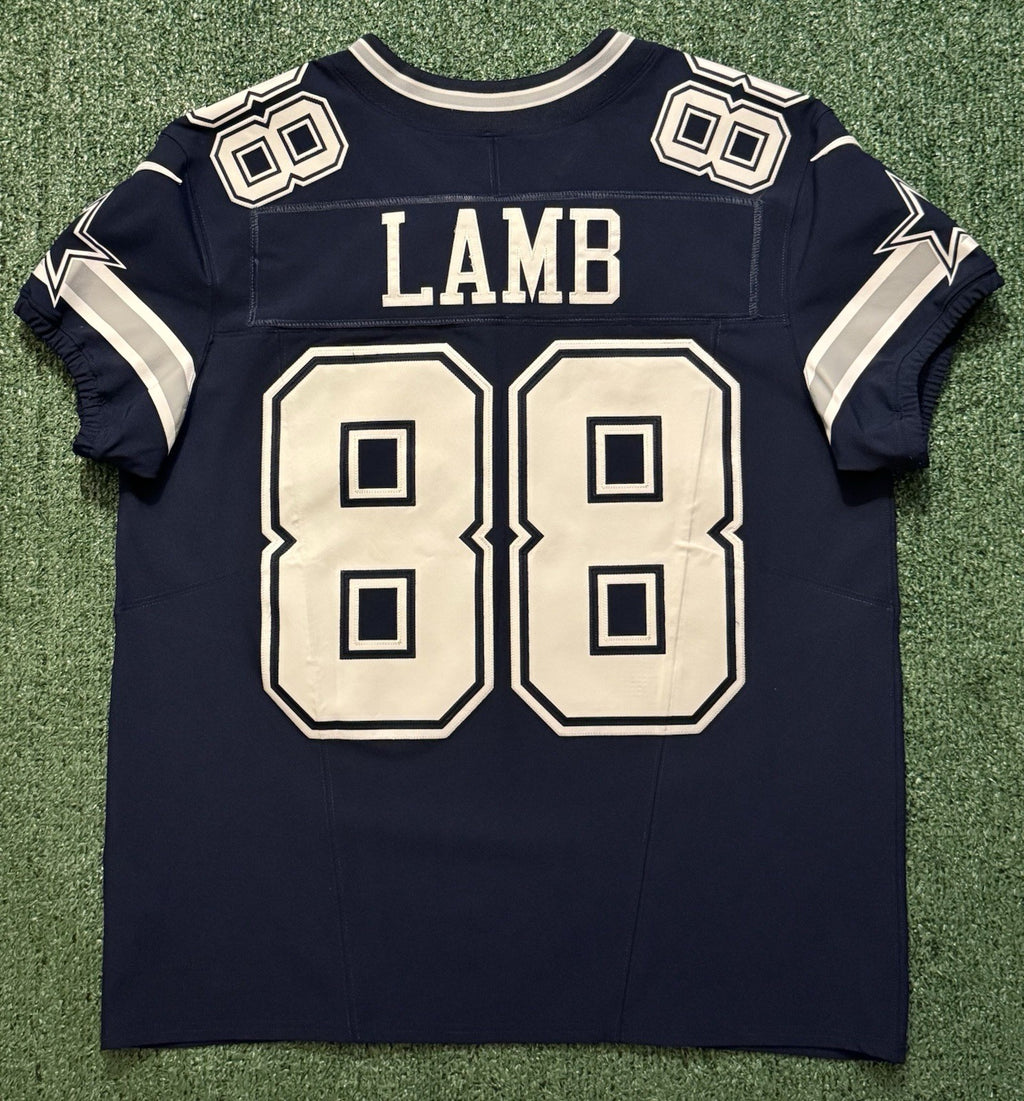 Ceedee Lamb Dallas Cowboys jersey #88 Nike Vapor FUSE Elite Navy size 44 (Large) NFL