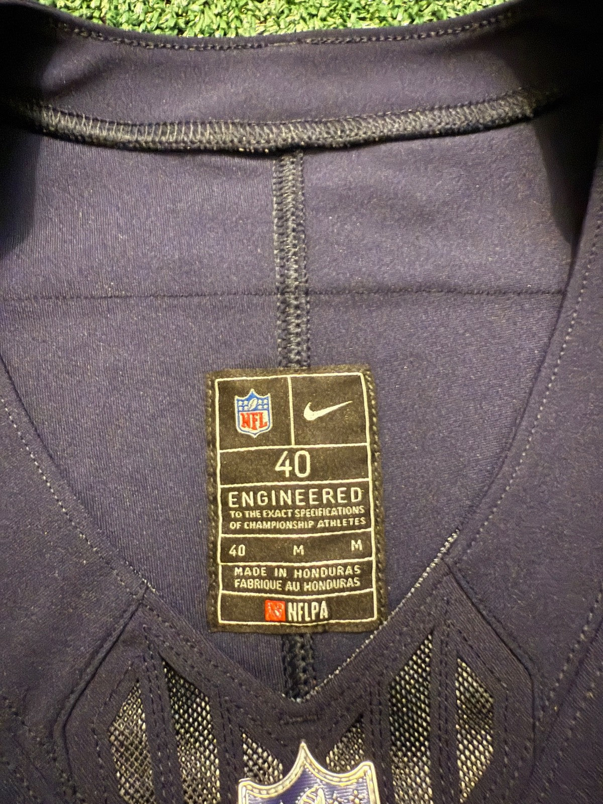 Caleb Williams Chicago Bears Jersey #18 Nike Vapor FUSE Elite Navy Size 40 (Medium) NFL