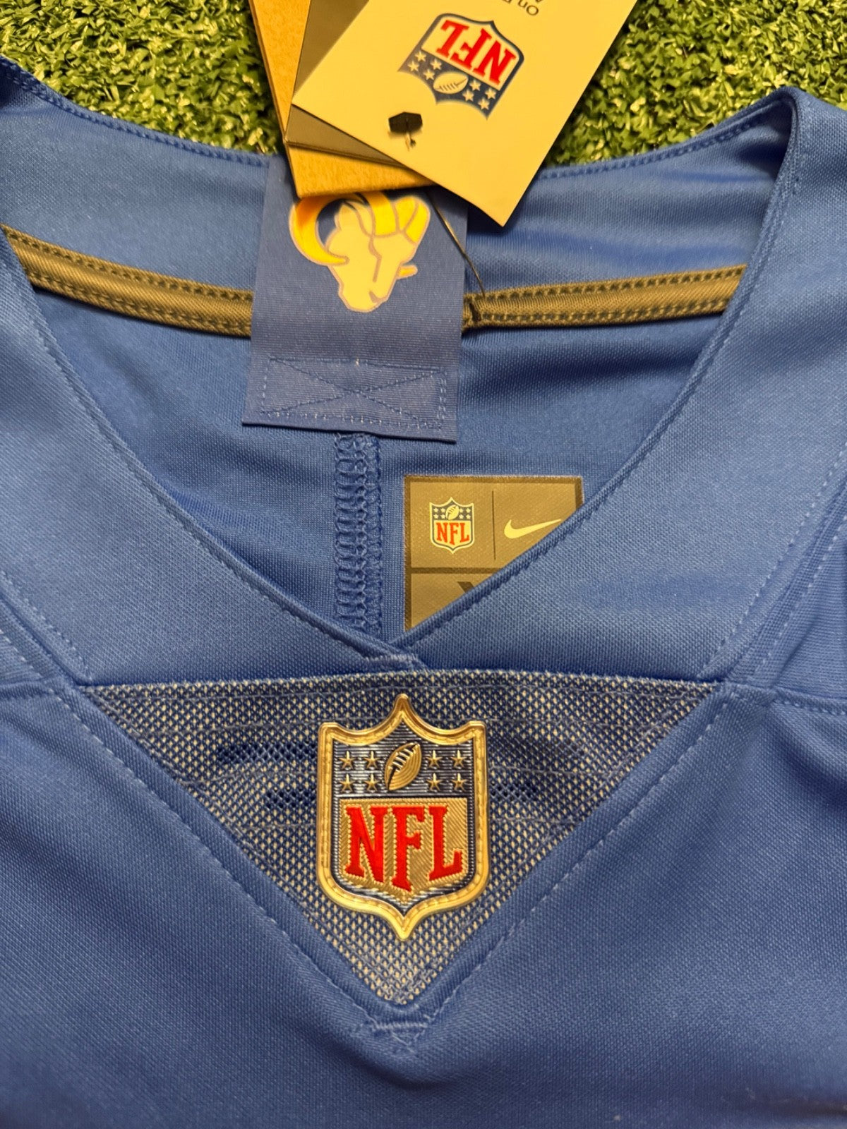 Aaron Donald Los Angeles Rams Jersey #99 Nike Vapor Limited Blue Size (XL) NFL