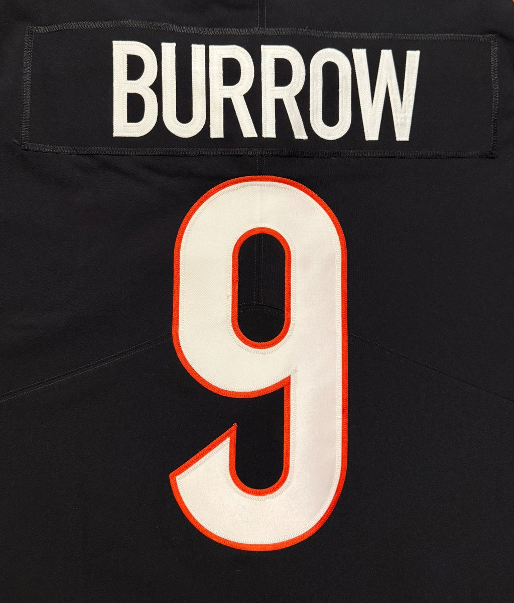 Joe Burrow Cincinnati Bengals Jersey #9 Nike Vapor Elite Black Size 44 (L) NFL
