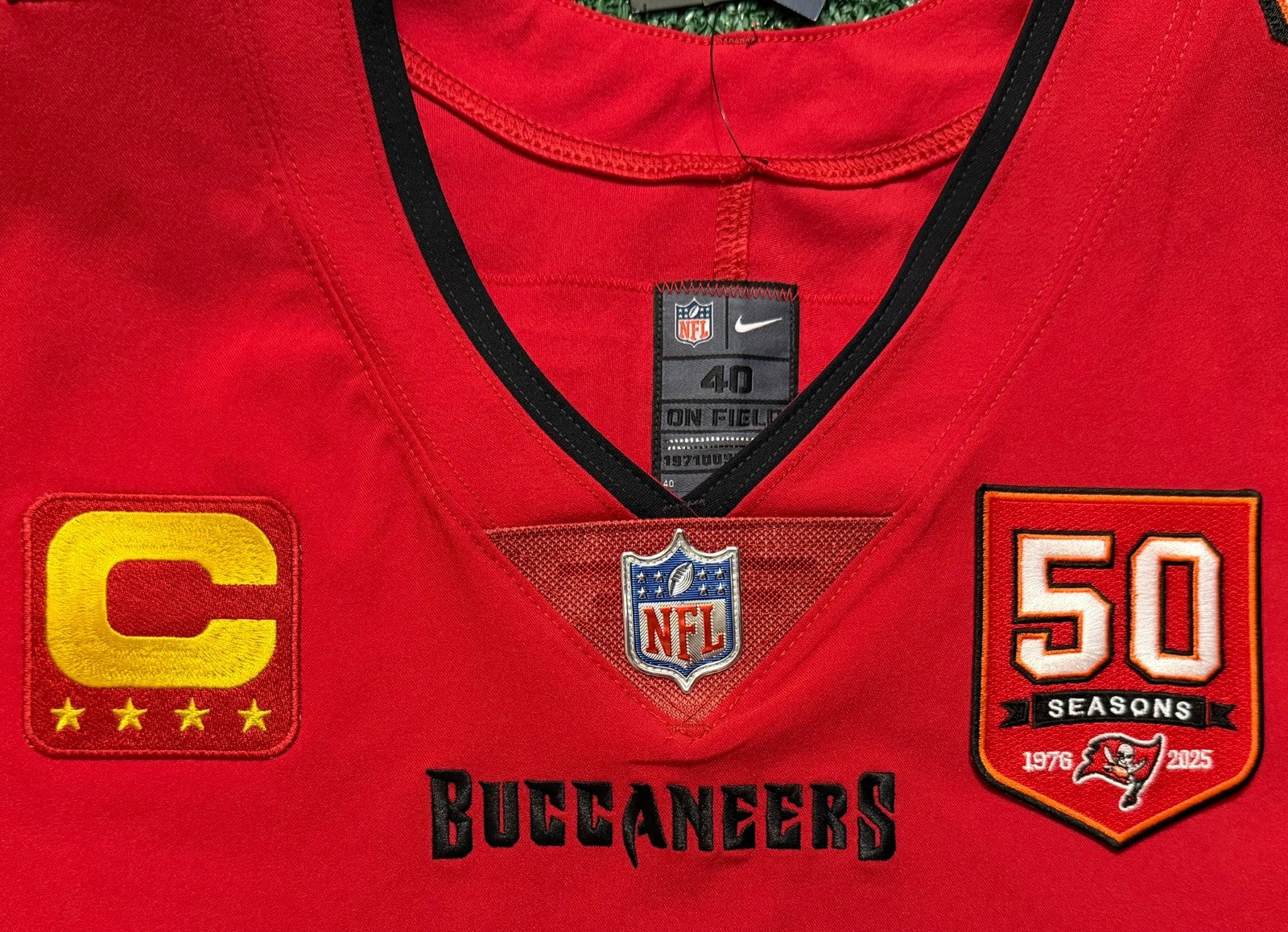 Baker Mayfield Tampa Bay Buccaneers Jersey #6 Nike Vapor Elite Red size 40 (Medium) NFL