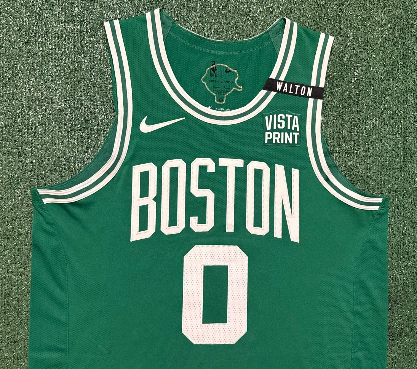 Jayson Tatum Boston Celtics Jersey #0 Nike ADV Authentic Green Size 48 (L) NBA
