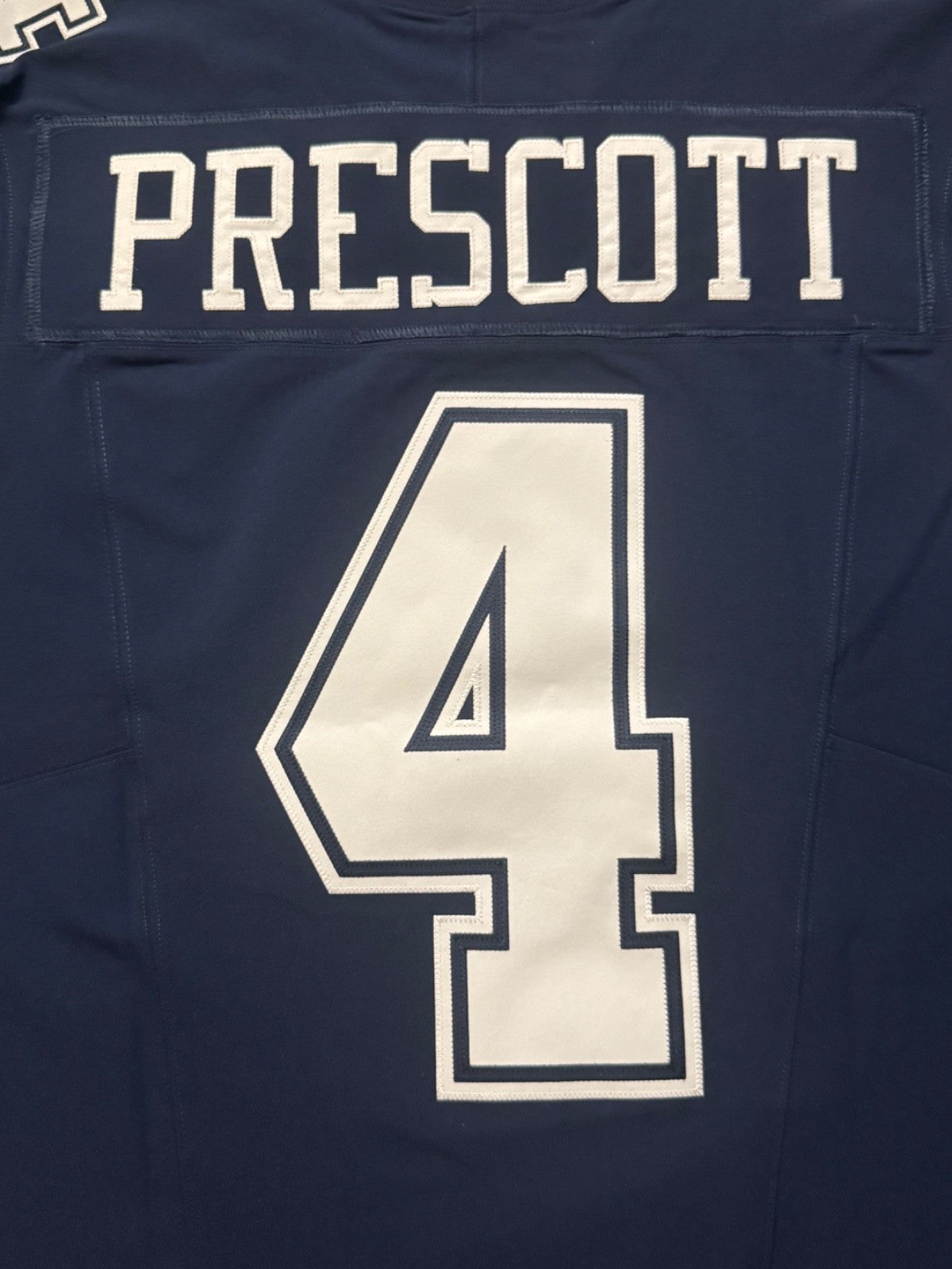 Dak Prescott Dallas Cowboys Jersey #4 Nike Vapor Fuse Elite Navy Size 40 (Medum) NFL