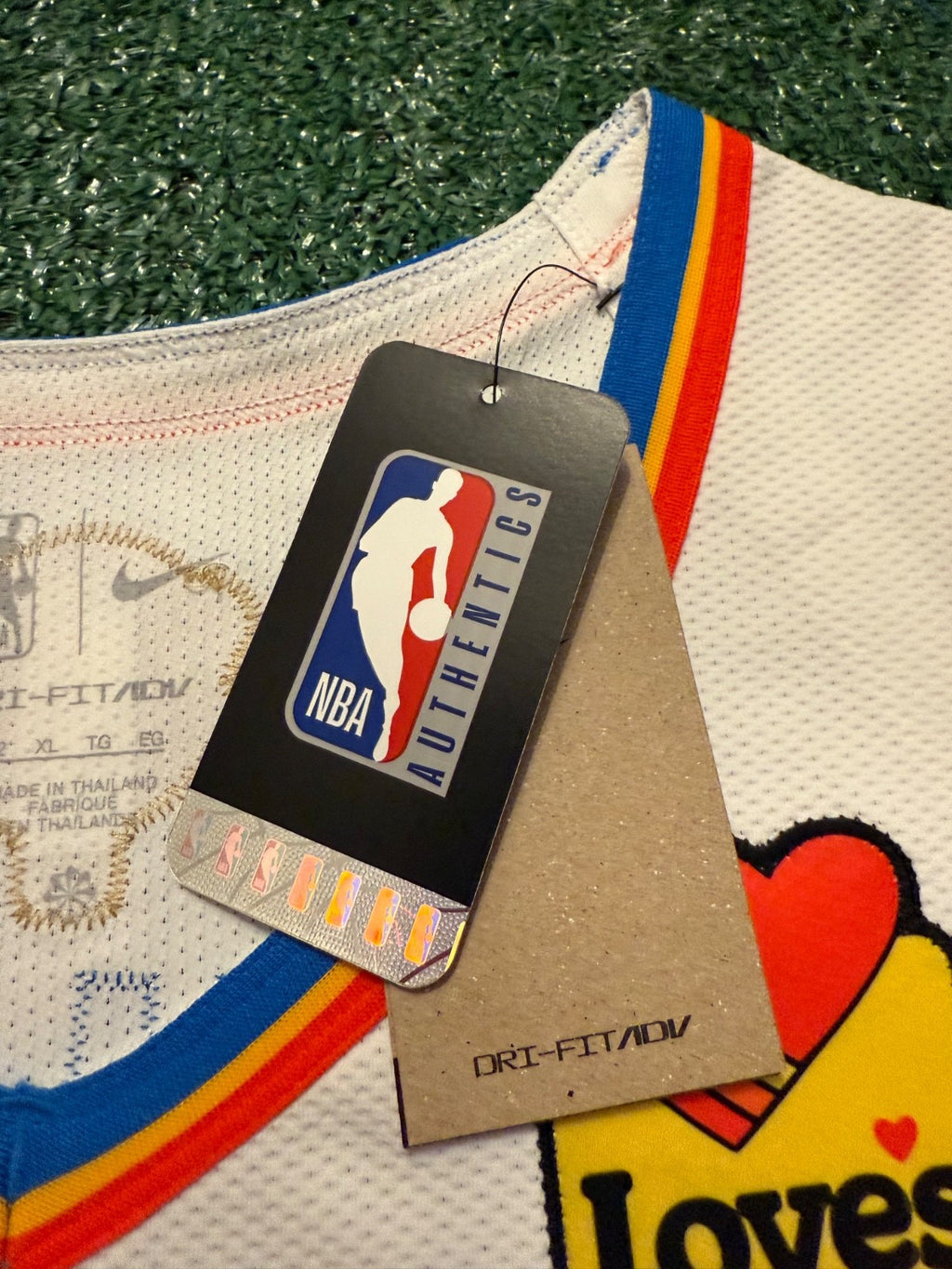 Chet Holmgren Oklahoma City Thunder Jersey #7 Nike ADV Authentic White Size 52 (XL) NBA
