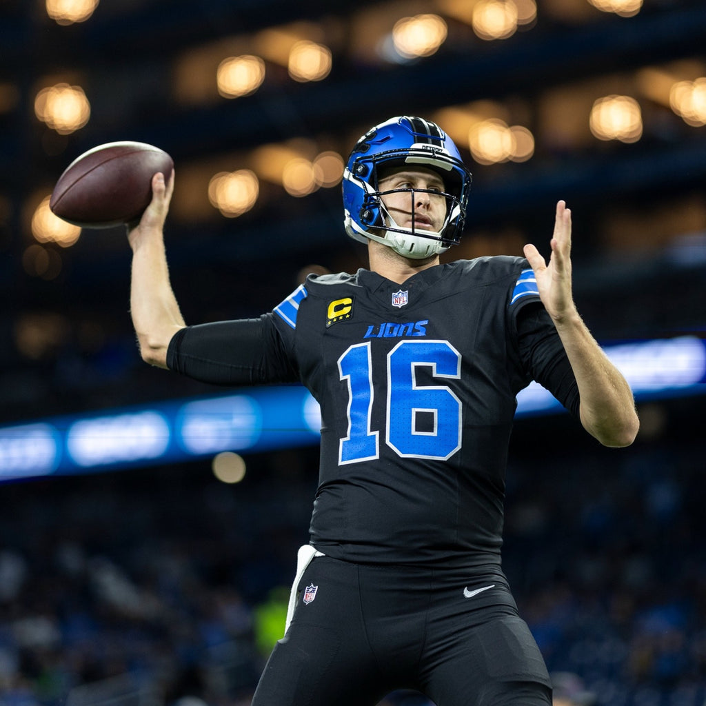Jared Goff Detroit Lions Jersey #16  Nike Vapor FUSE Elite Black Size 44 (Large) NFL