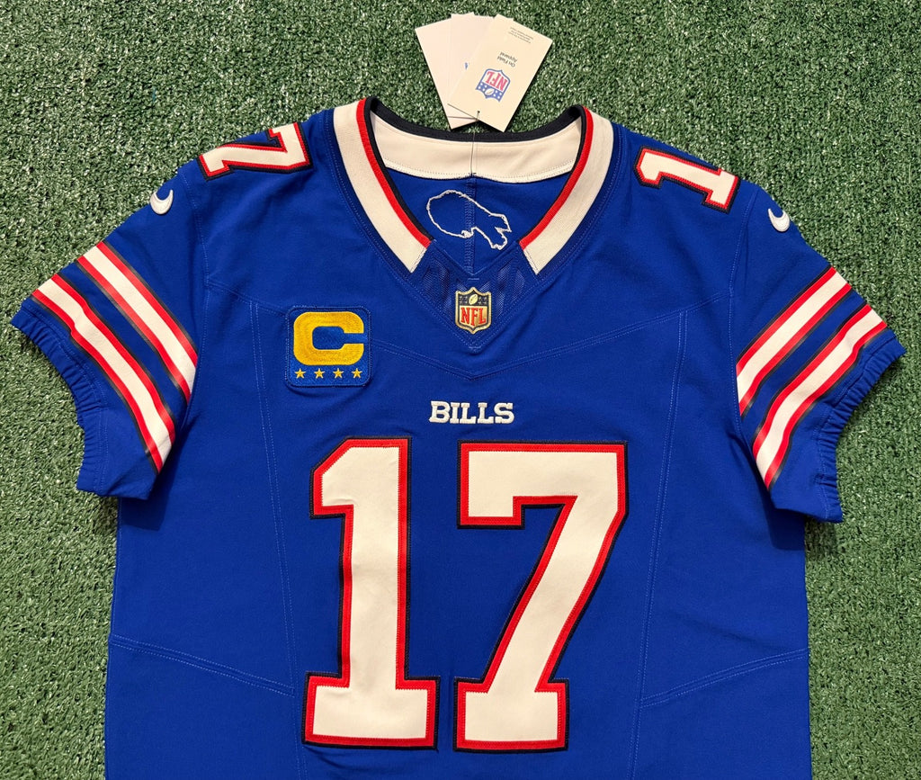 Josh Allen Buffalo Bills Jersey #17 Nike Vapor Fuse Elite Blue Size 40 (M) NFL