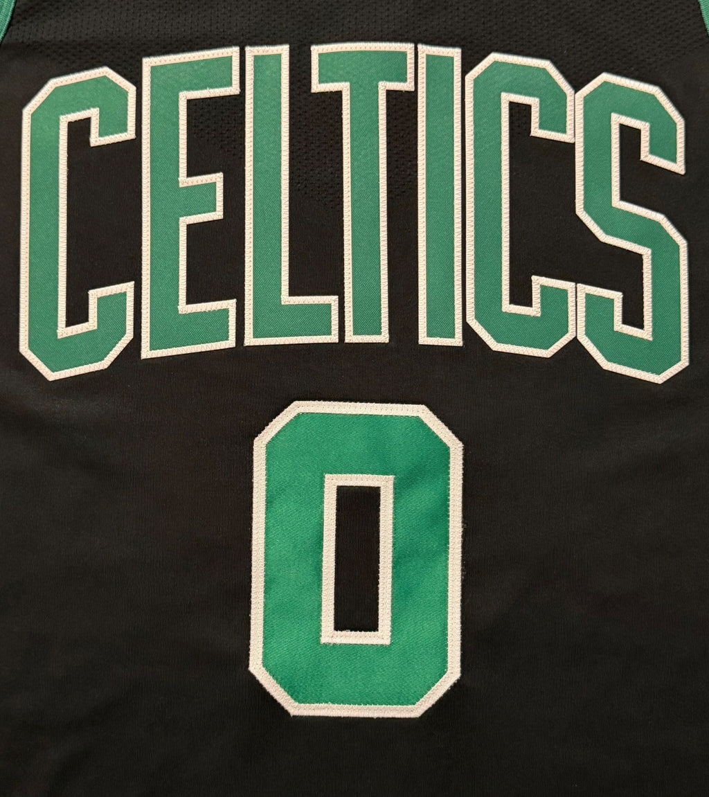 Jayson Tatum Boston Celtics Jersey #0 Nike VaporKnit Authentic Black Size 44 (M) NBA