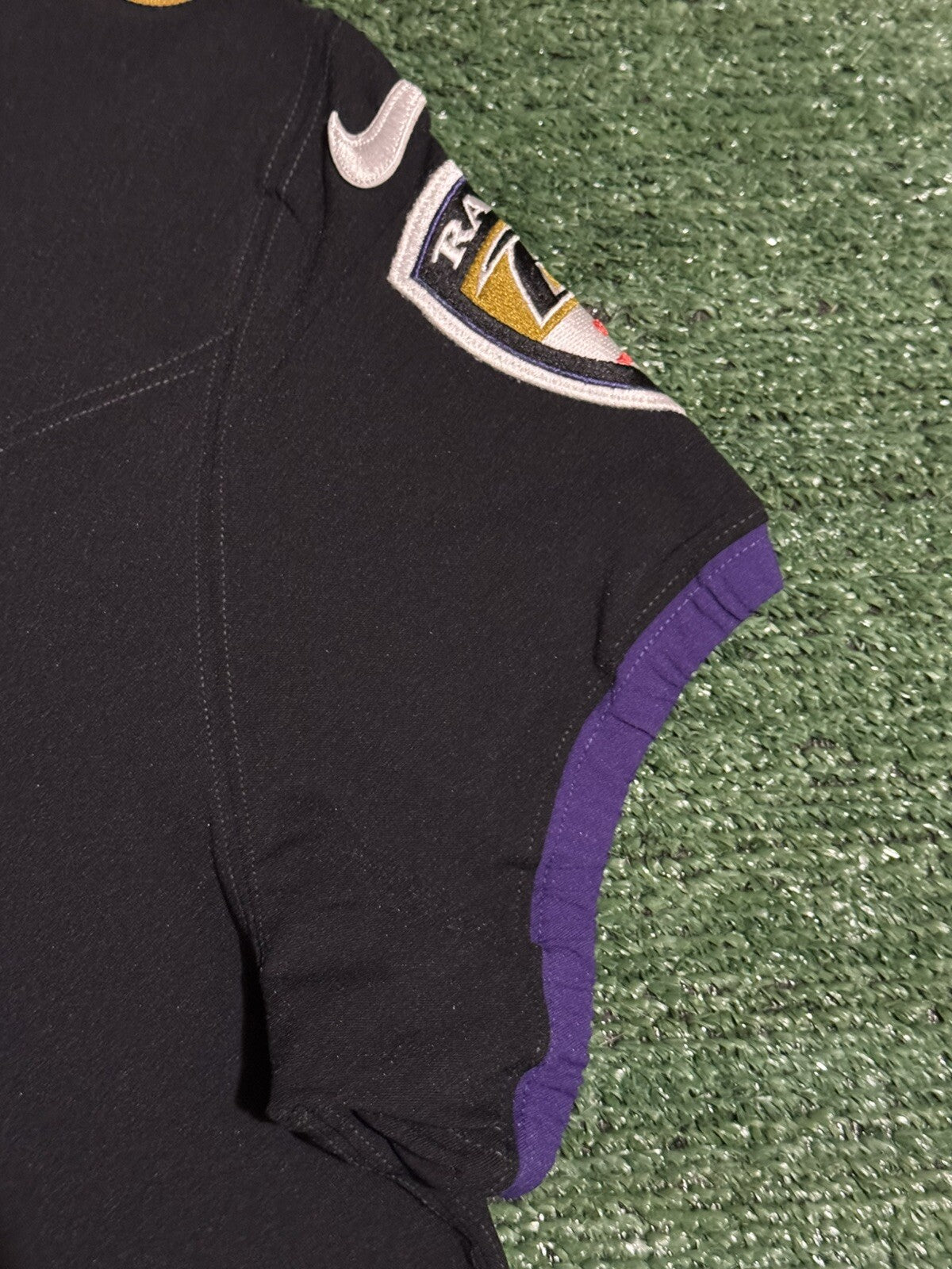 Lamar Jackson Baltimore Ravens Jersey #8 Nike Vapor FUSE Elite Black Size 44 (L) NFL