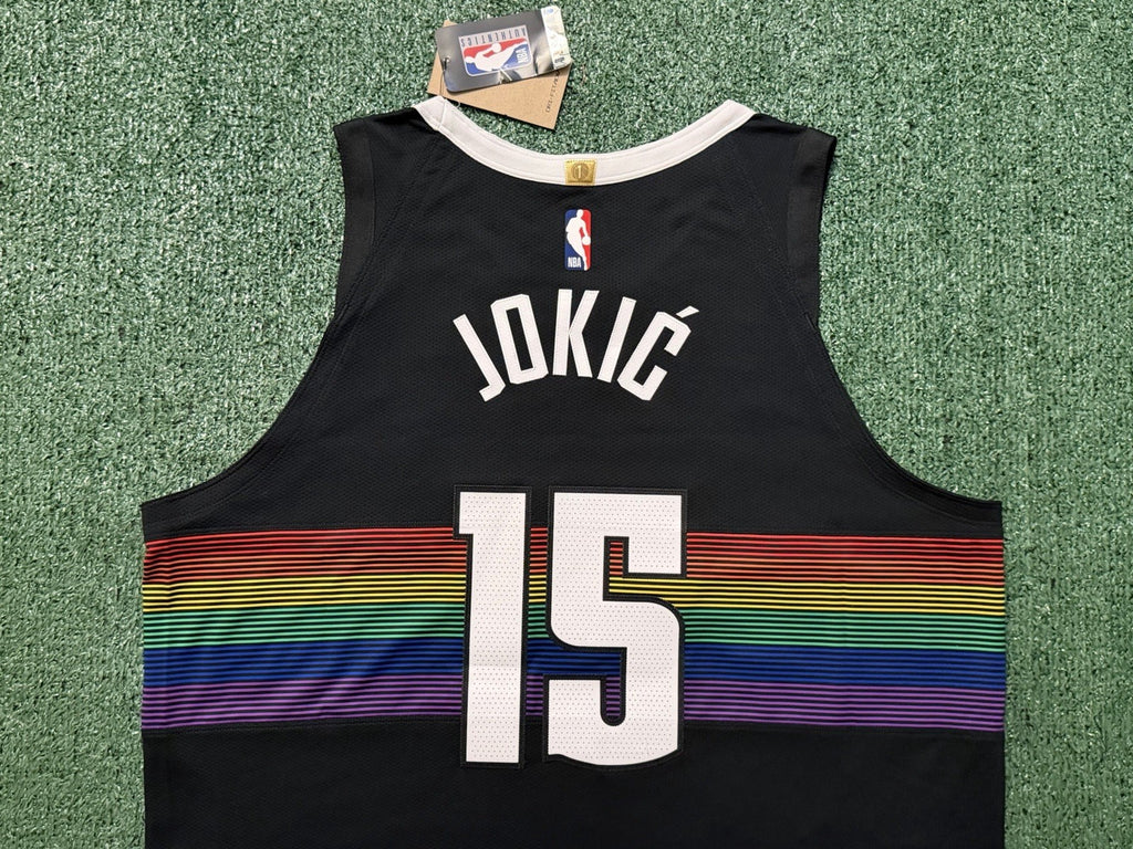 Nikola Jokic Denver Nuggets Jersey #15 Nike ADV Authentic Black Size 52 (XL) NBA