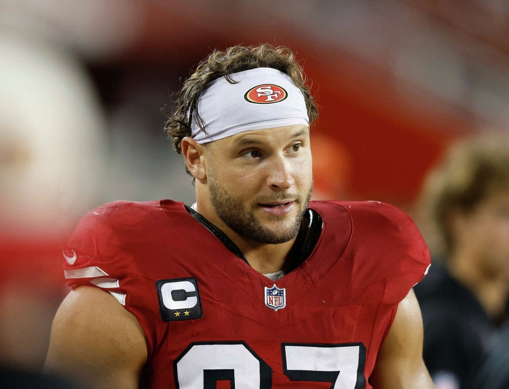 Nick Bosa San Francisco 49ers
Jersey #97 Nike Vapor FUSE Elite red Size 44 (Large) NFL