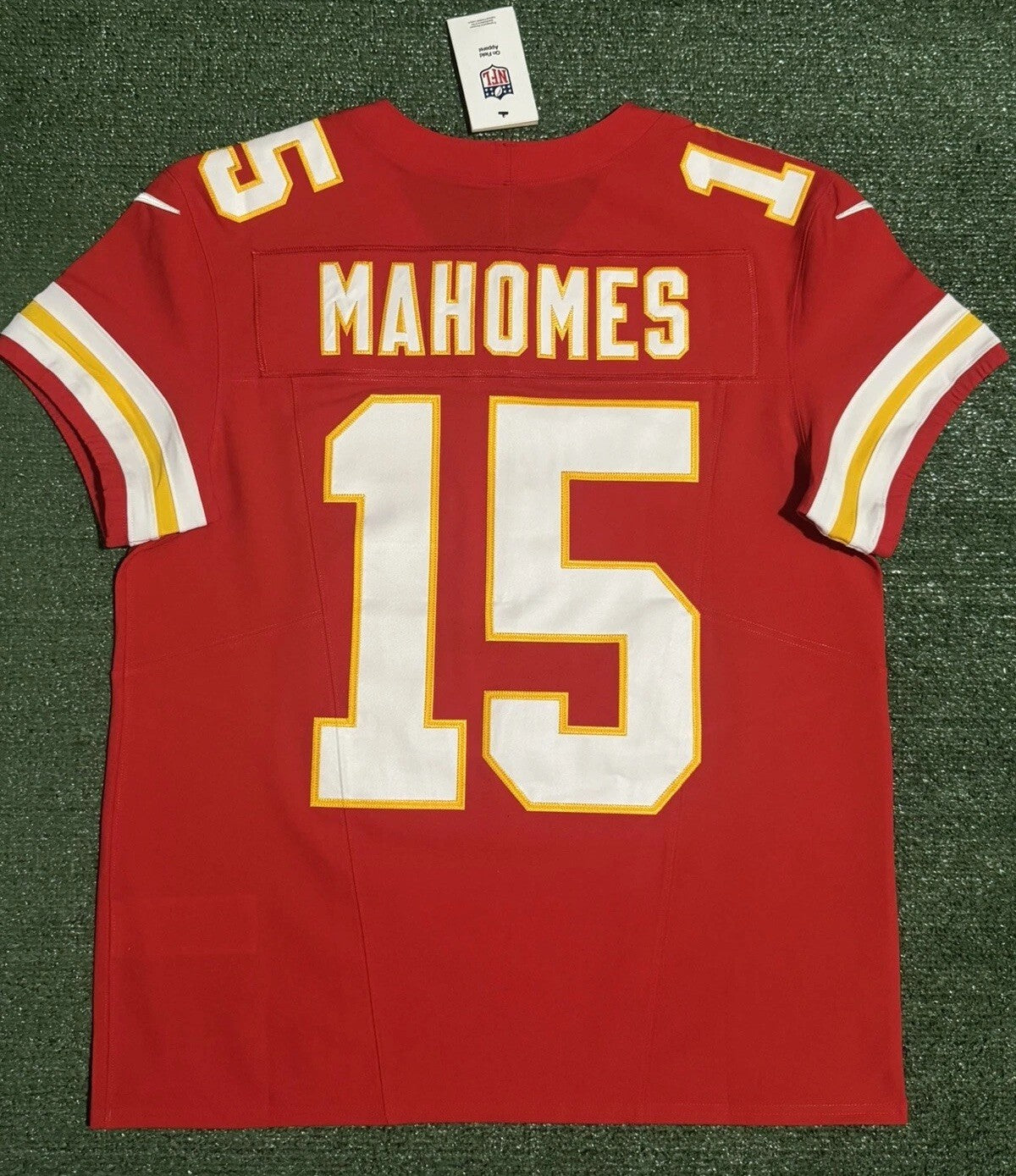 Patrick Mahomes Kansas City Chiefs Jersey #15 Nike Vapor FUSE Elite Red Size 44 (L) NFL