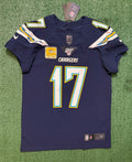 Philip Rivers Los Angeles Chargers Jersey #17 Nike Vapor Elite Navy Size 40 (M) NFL