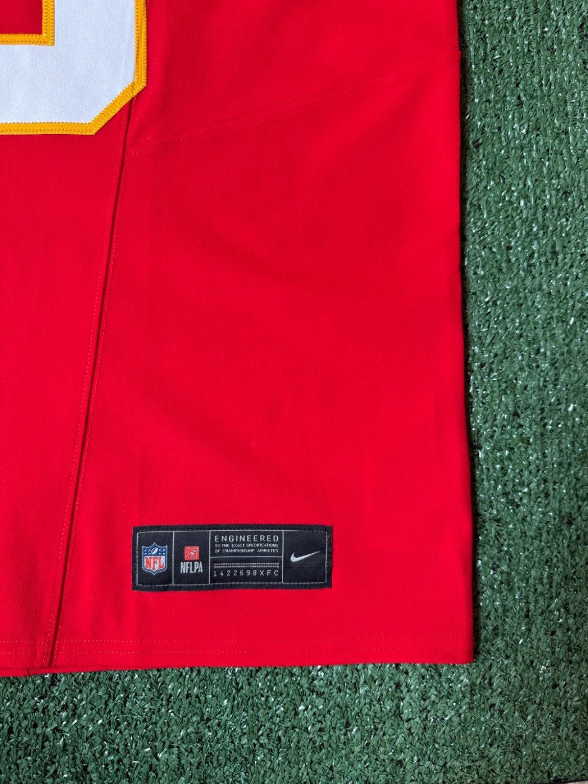 Patrick Mahomes Kansas City Chiefs Jersey #15 Nike Vapor FUSE Elite Red Size 48 (XL) NFL