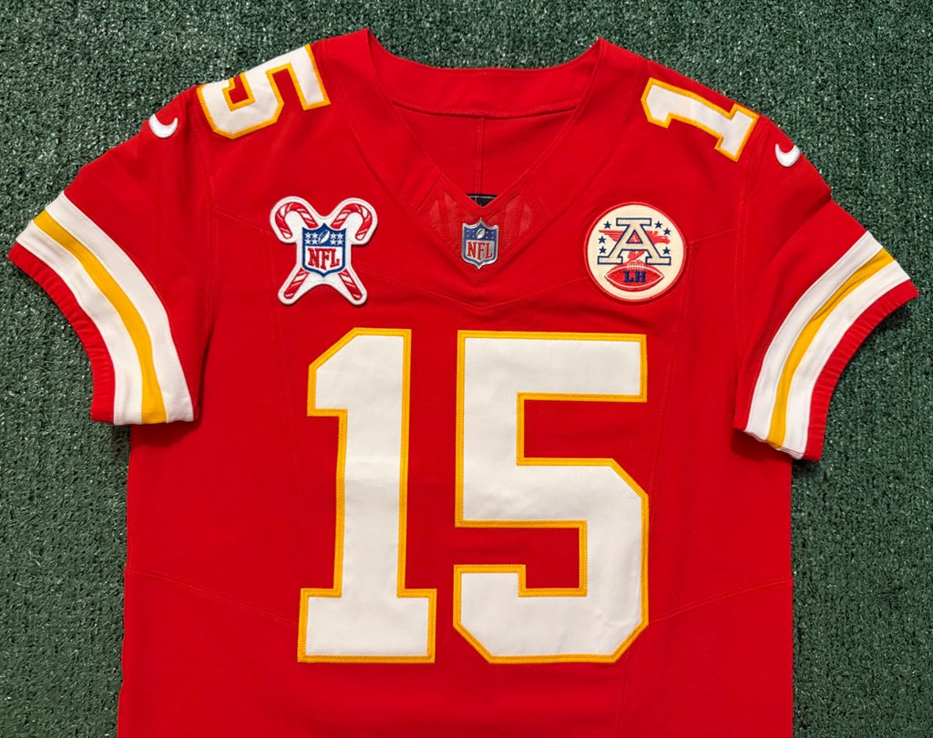 Patrick Mahomes Kansas City Chiefs Jersey #15 Nike Vapor FUSE Elite Red Size 40 (M) NFL