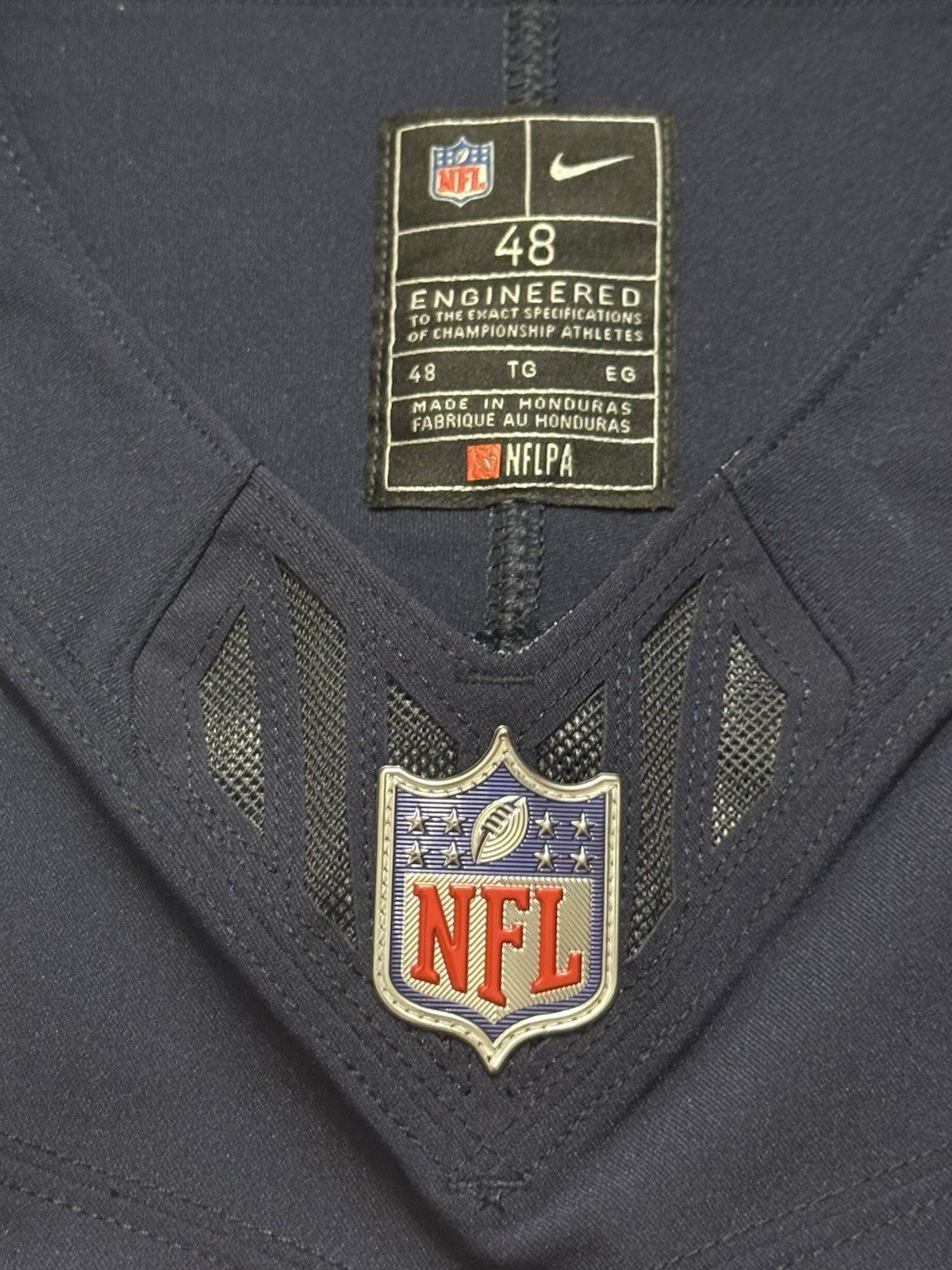 Caleb Williams Chicago Bears Jersey #18 Nike Vapor FUSE Elite Navy Size 48 (XL) NFL