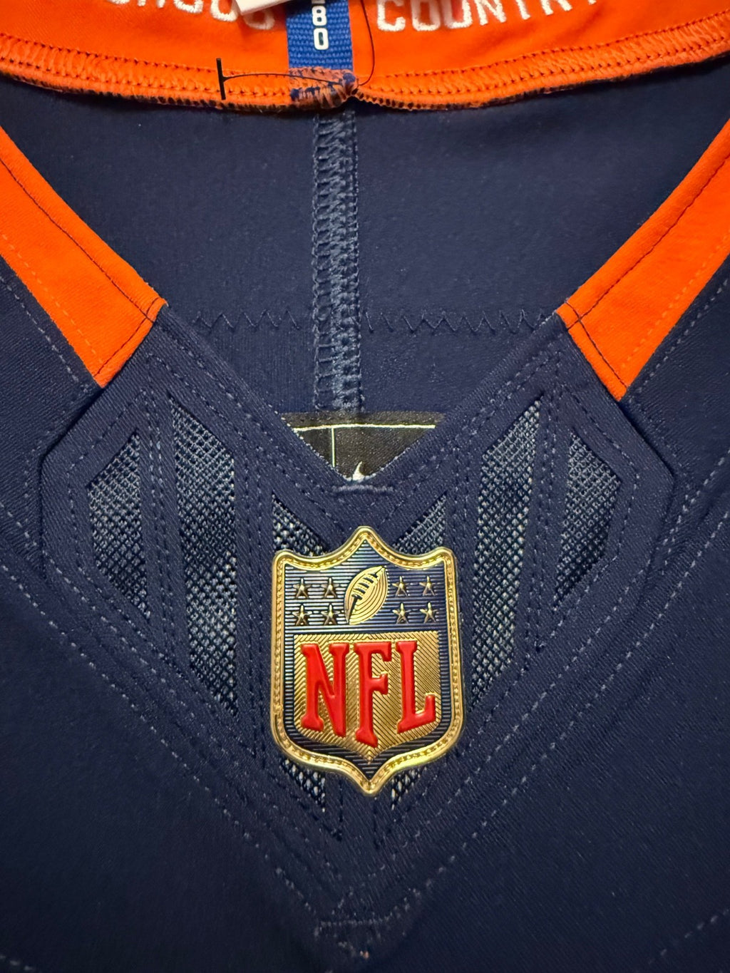 Pat Surtain II Denver Broncos Jersey #2 Nike Vapor Fuse Elite Navy Size 44 (L) NFL
