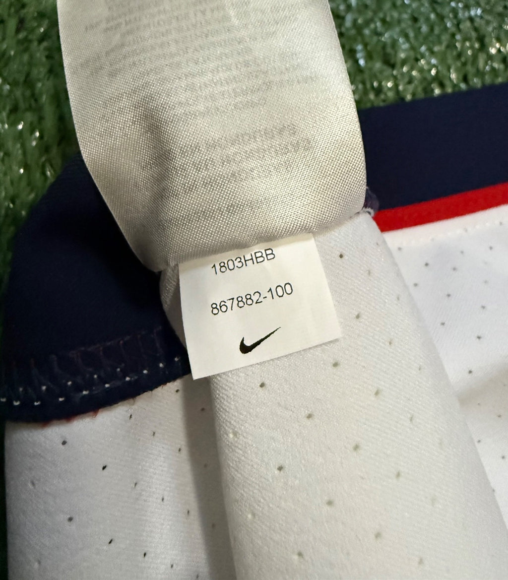 Tom Brady New England Patriots Jersey #12 Nike Vapor Elite White Size 44 (L) NFL