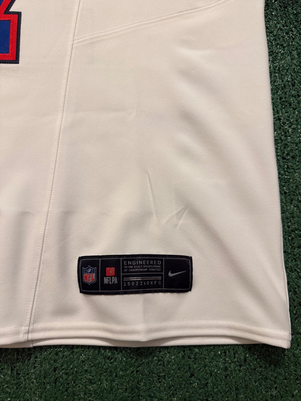 Josh Allen Buffalo Bills Jersey #17 Nike Vapor Fuse Elite White Size 48 (XL) NFL