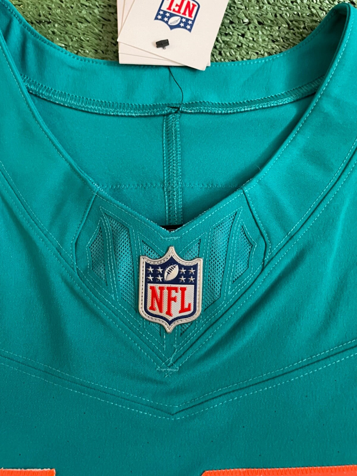 Tyreek Hill Miami Dolphins Jersey #10 Nike Vapor Fuse Elite Blue Size 44 (L) NFL