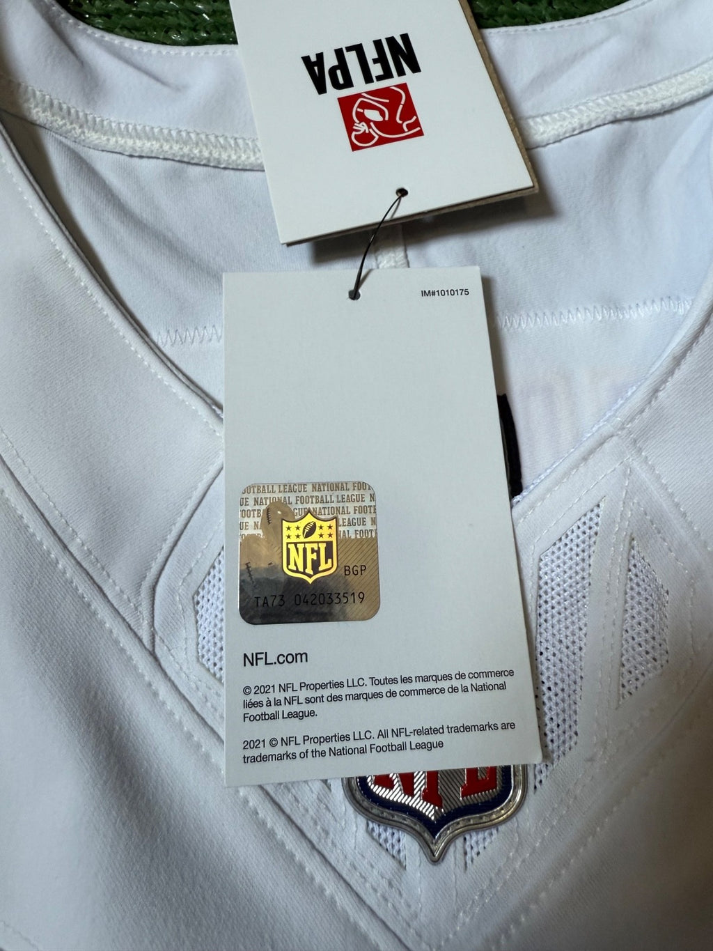 Patrick Mahomes Kansas City Chiefs Jersey #15 Nike Vapor FUSE Elite White Size 48 (XL) NFL