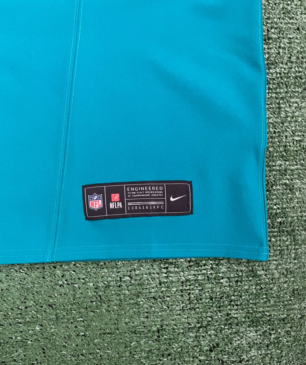 Tyreek Hill Miami Dolphins Jersey #10 Nike Vapor Fuse Elite Blue Size 44 (L) NFL