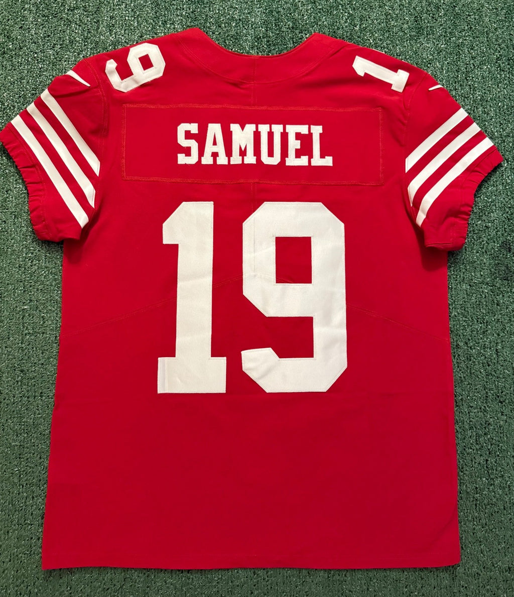 Deebo Samuel San Francisco 49ers
Jersey #19 Nike Vapor Elite red
Size 44 (Large) NFL