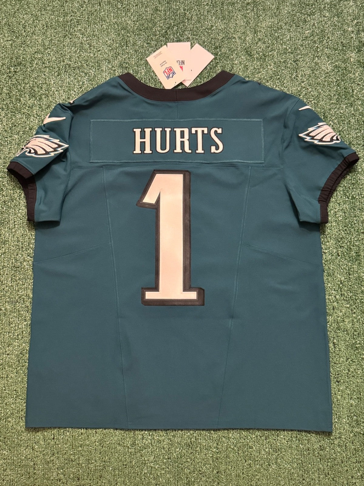 Jalen Hurts Philadelphia Eagles Jersey #1 Nike Vapor FUSE Elite Green size 48 (XL) NFL