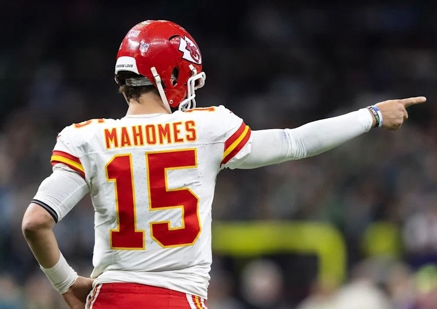 Patrick Mahomes Kansas City Chiefs Jersey #15 Nike Vapor FUSE Elite White Size 48 (XL) NFL
