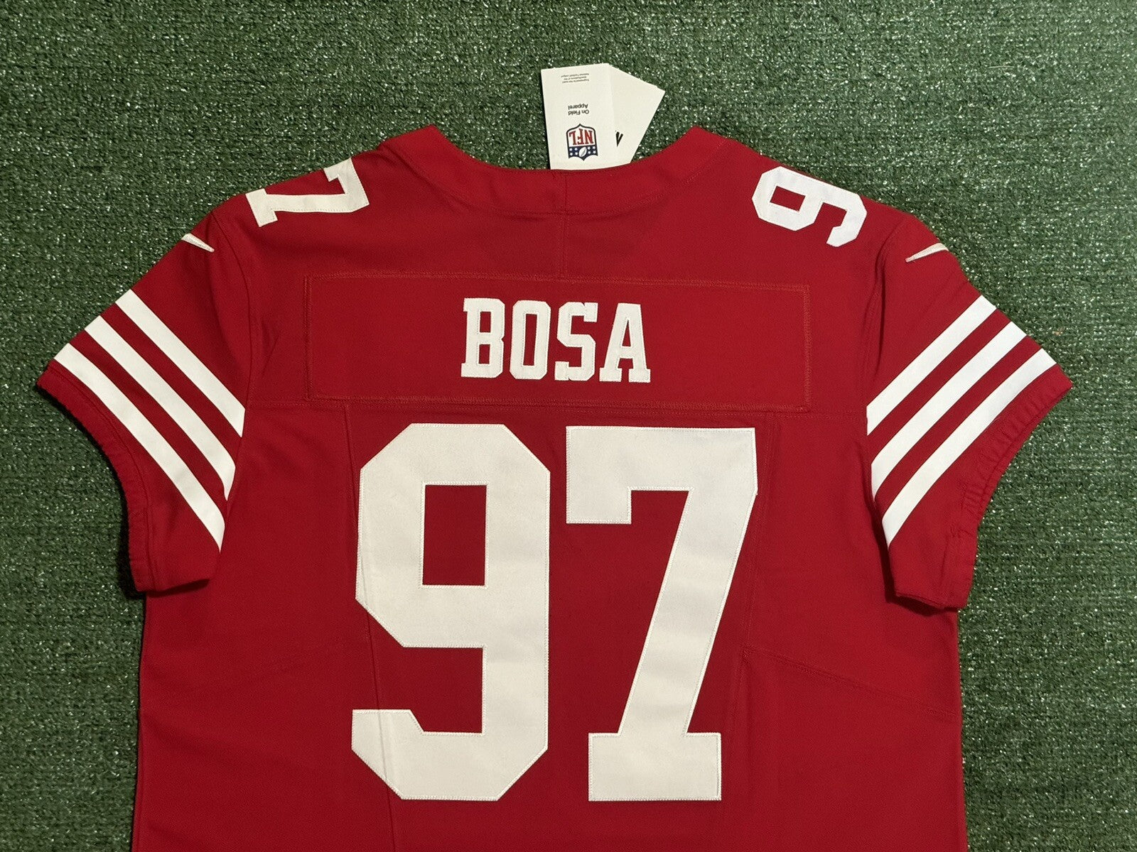 Nick Bosa San Francisco 49ers
Jersey #97 Nike Vapor FUSE Elite red Size 48 (XL) NFL