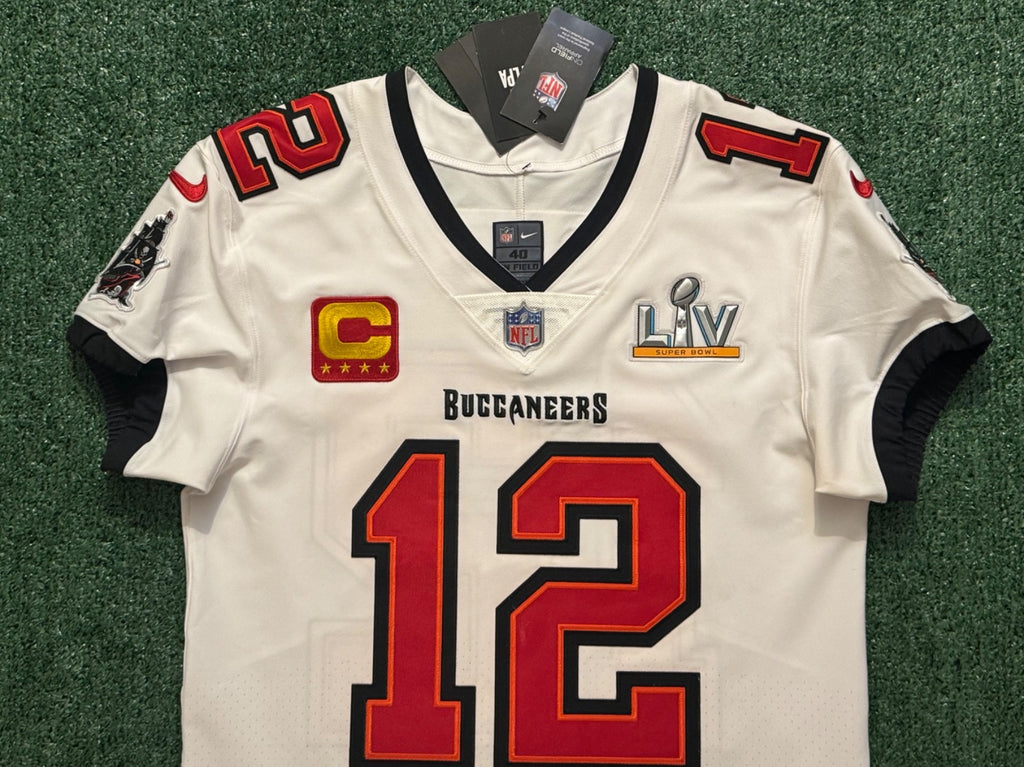 Tom Brady Tampa Bay Buccaneers Jersey #12 Nike Vapor Elite White size 40 (Medium) NFL