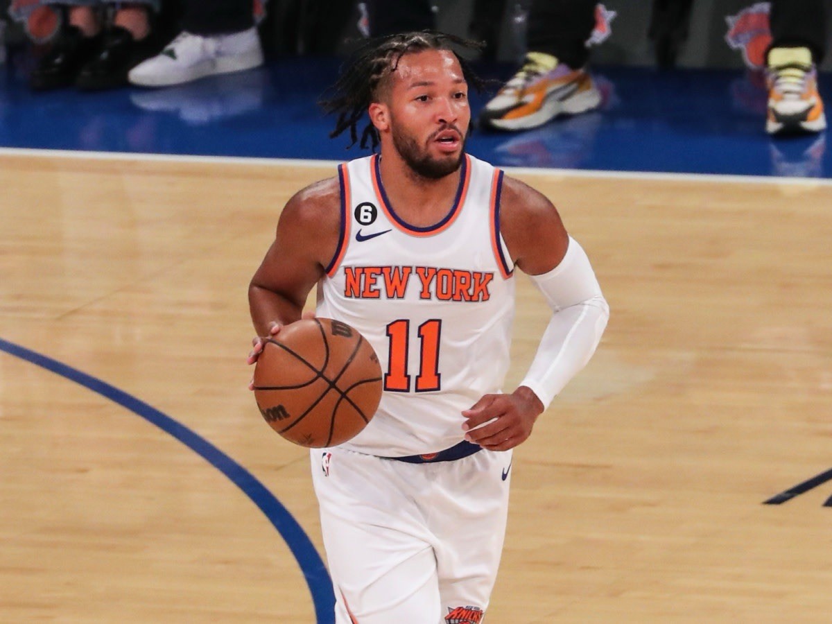 Jalen Brunson New York Knicks Jersey #11 Nike VaporKnit Authentic White Size 52 (XL) NBA