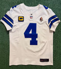 Dak Prescott Dallas Cowboys Jersey #4 Nike Vapor FUSE Elite White Size 40 (Medium) NFL